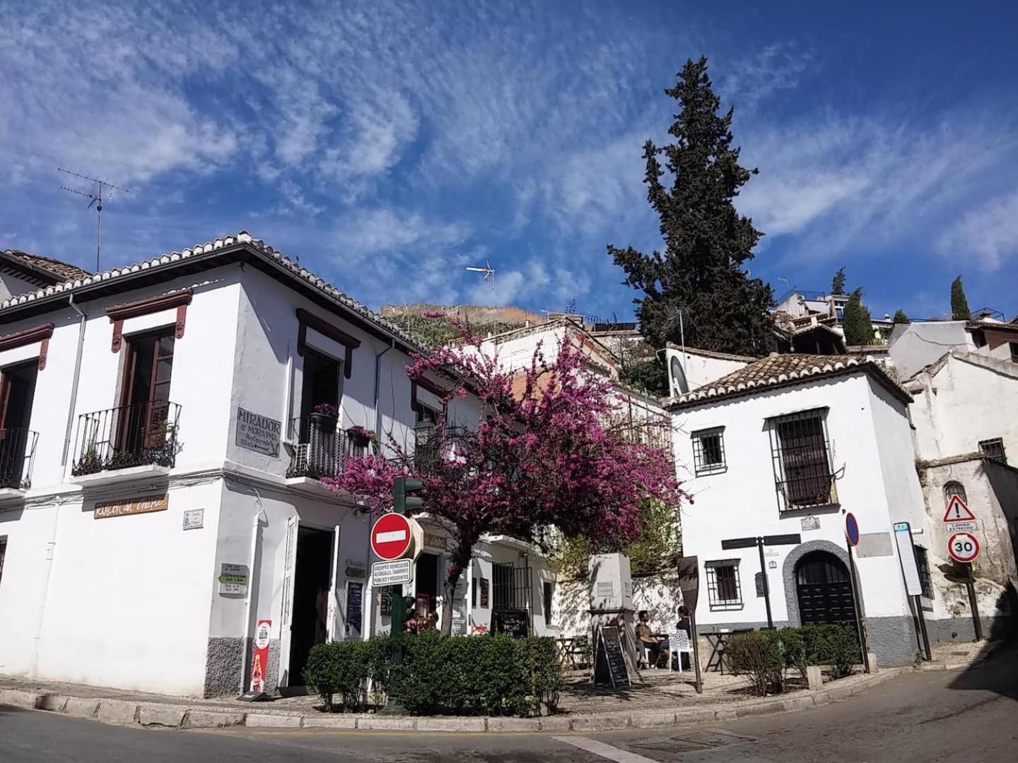 Apartmán Charming Albaicin Patio Flat Free Onsite Parking Granada Exteriér fotografie